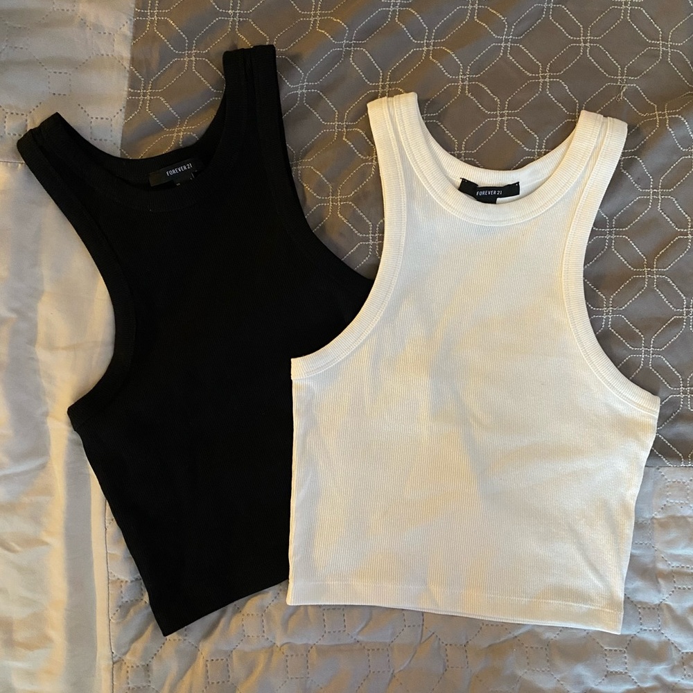 F21 Basic Tank Tops